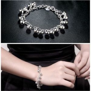 Fun & Flirty Silver Bangle Bracelet